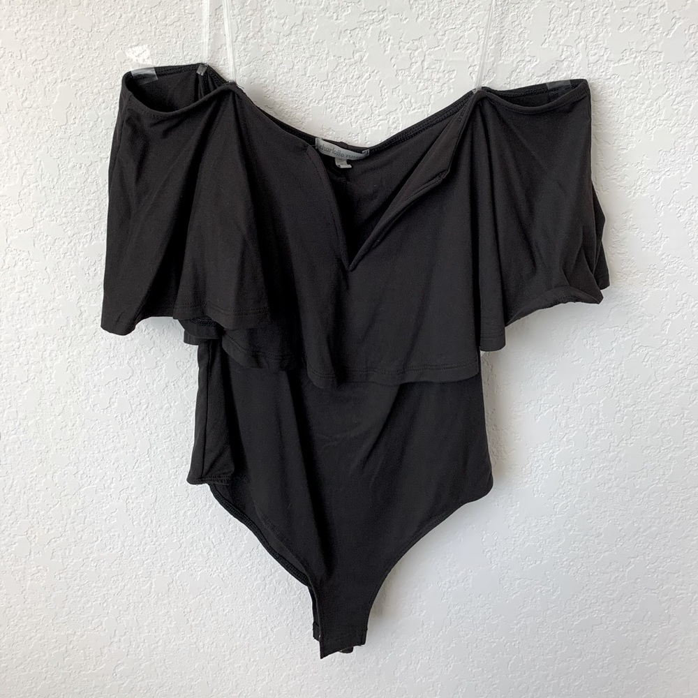 Charlotte Russe Black Bodysuit